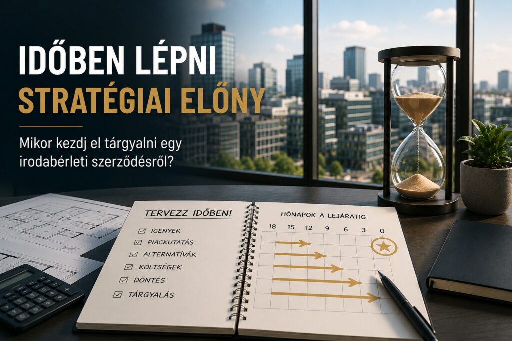 Mikor kezdj el tárgyalni egy irodabérleti szerződésről?